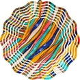 thumbnail image 1 of Versatility 10" Multicolor Metal Tribal Wind Spinner, 1 of 1