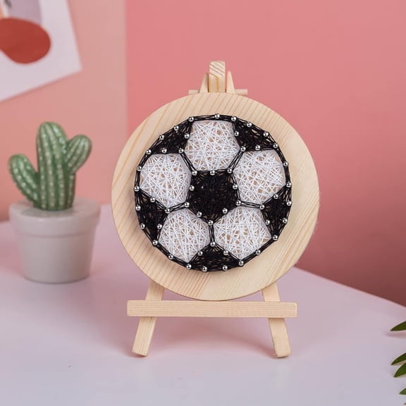 Wizardi String Art DIY Kit with Stand - Ball F07-M12-1-DHAA28337