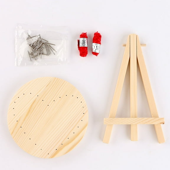 String Art DIY Kit - Christmas Wreath. Wizardi Craft Kit F07-M12-6-DHACE13247