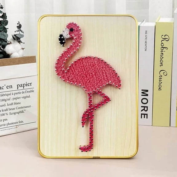 Wizardi String Art DIY Kit - Flamingo F07-M12-5-DHACE28041