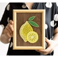 thumbnail image 1 of String Art DIY Kit - Lemon. Wizardi Craft Kit F07-M12-3-DH9007, 1 of 4