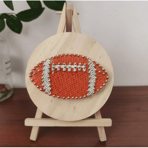 String Art DIY Kit - football. Wizardi Craft Kit F07-M12-1-DHAA28284