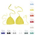 thumbnail image 1 of String Bikini Tops for Women X Back Self Tie Supportive Bathing Suit Top Athletic Swimwear Swim Top Only, 1 of 4