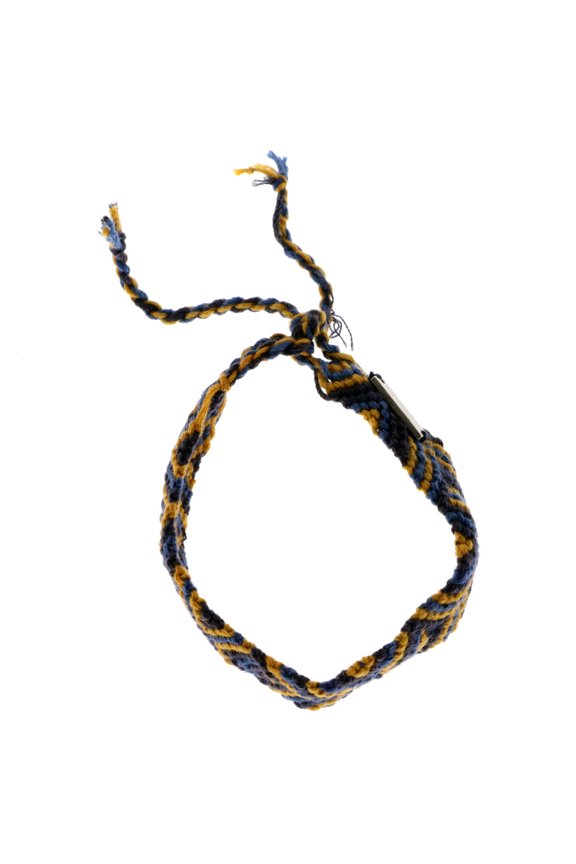 String Bracelet with Yellow, Black, And Blue Designs For Women AEB5