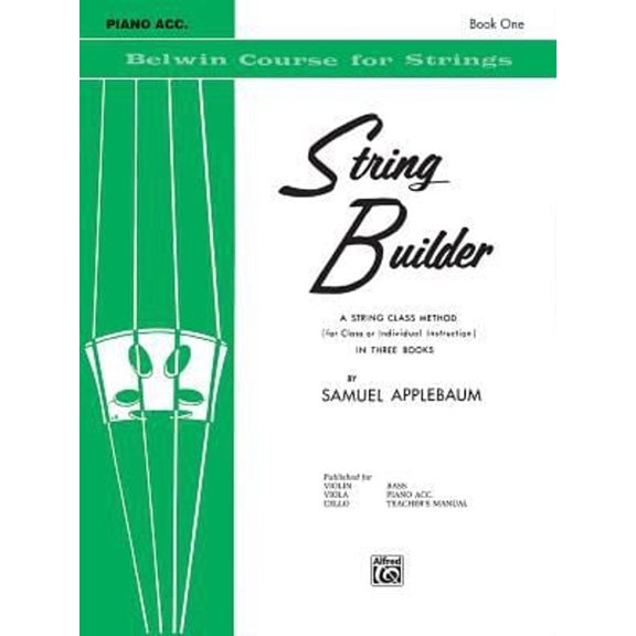 Pre-Owned String Builder, Bk 1 : A String Class Method (for Class or Individual Instruction) - Piano Acc (Paperback) 9780769231501