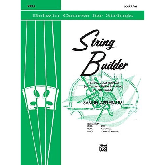 Pre-Owned String Builder, Bk 1: A String Class Method (for Class or Individual Instruction) - Viola (Belwin Course for Strings, Bk 1) (Paperback) 076921553X 9780769215532