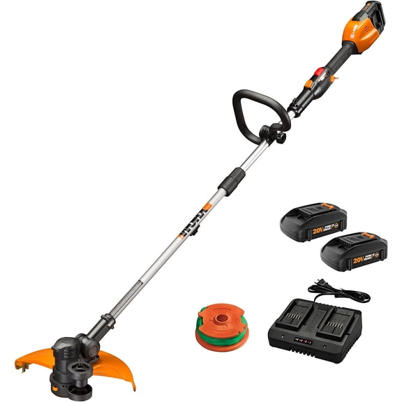 String Cordless, Edger 40V Power Share Weed 13" (2 Batteries & Charger Included) WG184