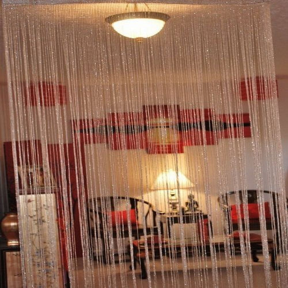 String Curtain Drapery Room Divider Partition Golden