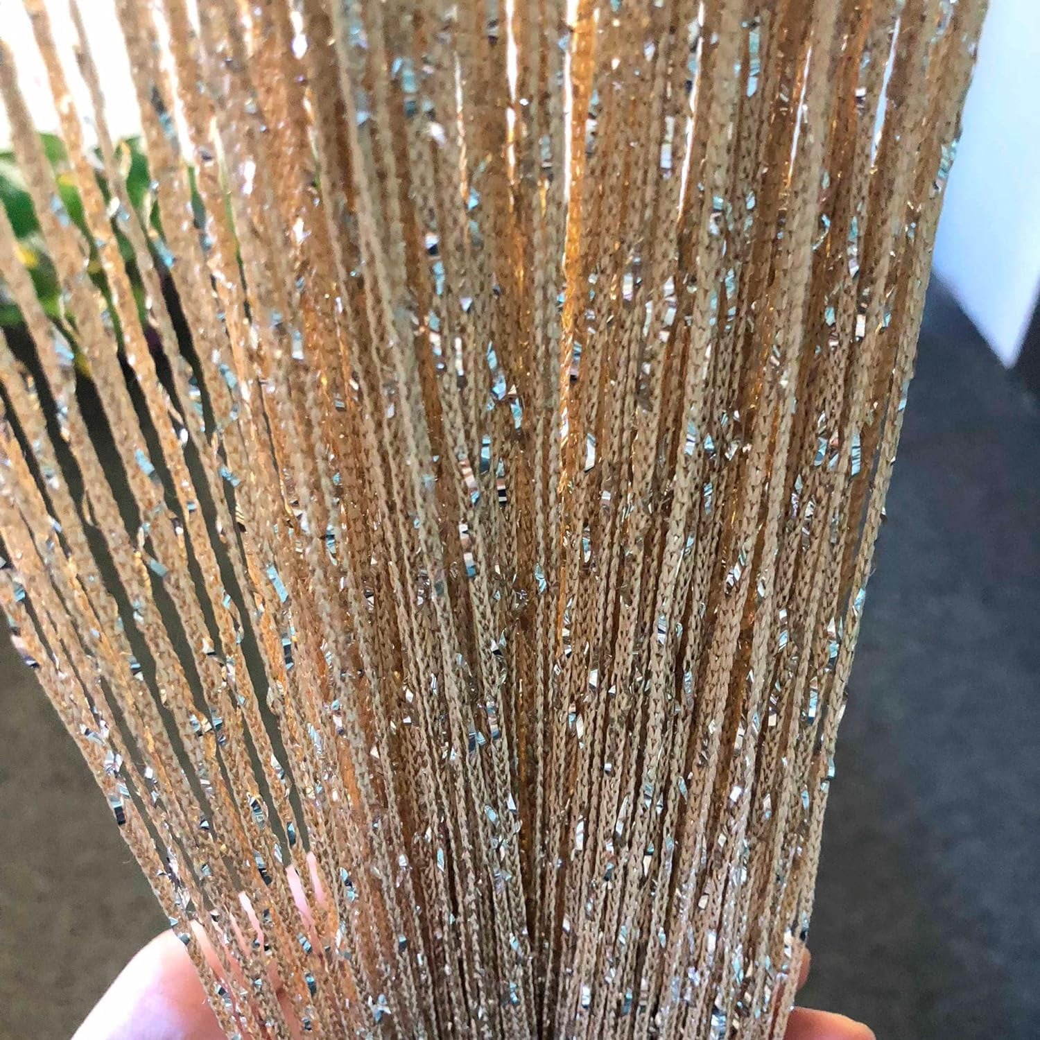 String Curtains Door, Hippie Room Decor Beaded Curtains for Doorway, Closet Curtains, Room Divider Privacy Decor, Boho Home Decoration for Bedroom, Party