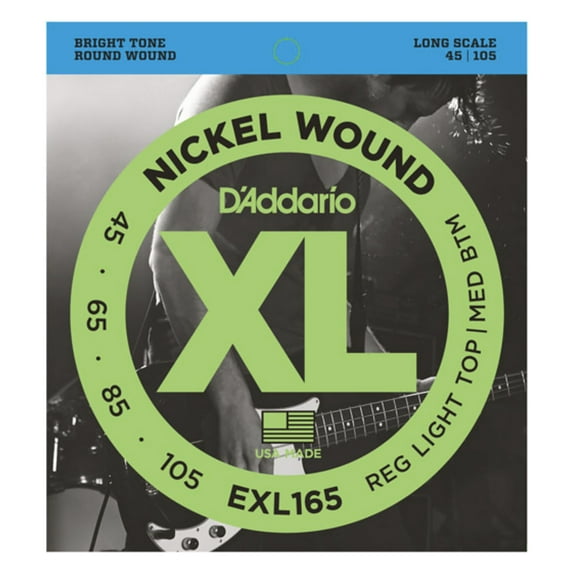 String, D'Addario,Bass 45-105 Long Scale