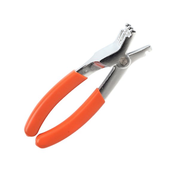 String D Loop Tool with Hooked Jaw Tips, Manual Alloy Pliers with Rubber Grip for Controlled D-Loop Cord Setup a