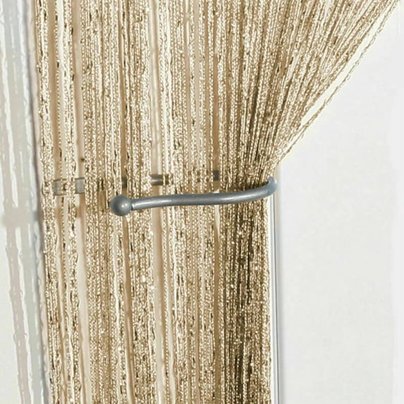 String Door Curtain Beads Room Divider Window Panel Tassel Crystal Stripe