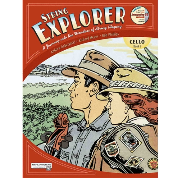 String Explorer, Book 2: Cello - Book & Interactive CD