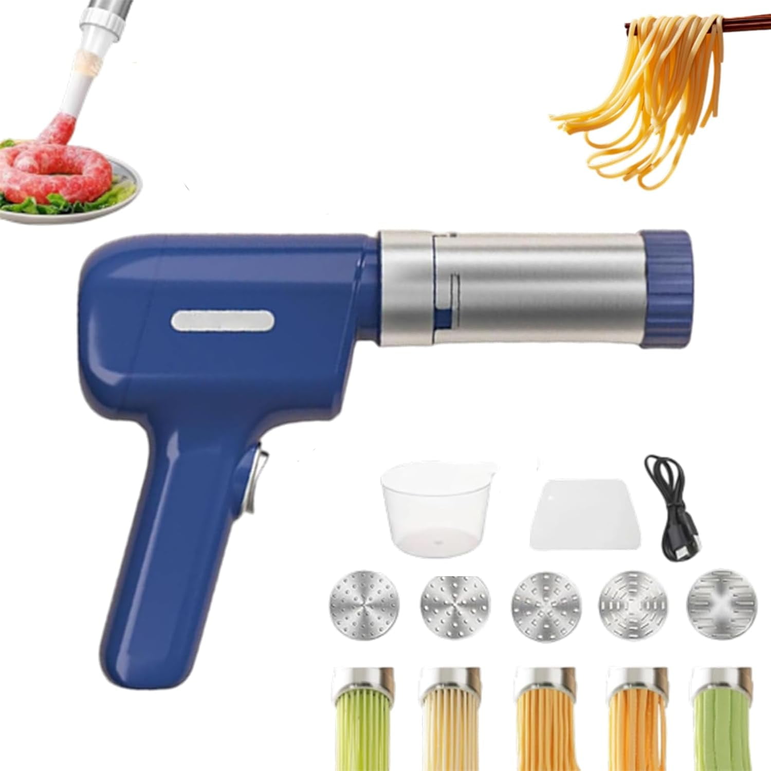 String Hopper Maker Electric, Idiyappam Maker Electric, 5-in-1 Handheld ...