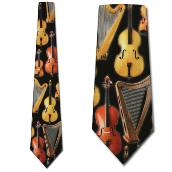 String Instruments Necktie Mens Tie