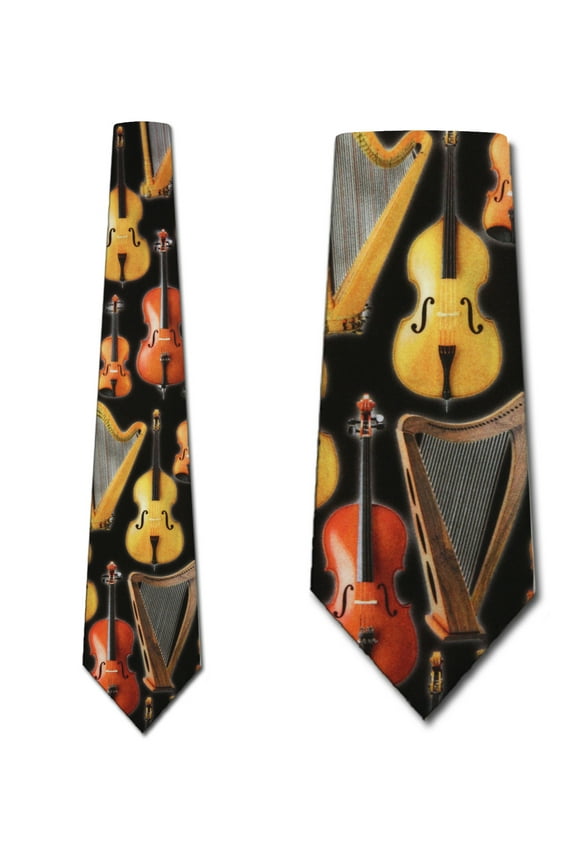 String Instruments Necktie Mens Tie