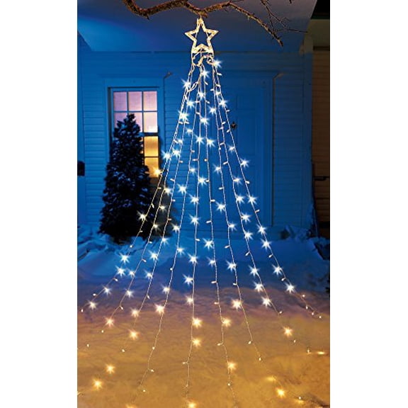String Light Christmas Tree with Star