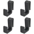 thumbnail image 1 of String Light Clips, No-Drill Outdoor Light Mounting Clips for Patio Cafe Lights, Multi-Purpose Hanging Hooks Gutter Light Clips for Backyard,Deck and Garden Lighting,Weatherproof(Black-4pcs,1x0.4"), 1 of 5