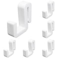 thumbnail image 1 of String Light Clips, No-Drill Outdoor Light Mounting Clips for Patio Cafe Lights, Multi-Purpose Hanging Hooks Gutter Light Clips for Backyard,Deck and Garden Lighting,Weatherproof(White-5pc,1x0.4"), 1 of 5