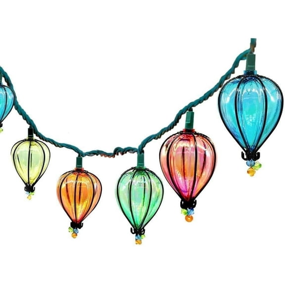 Dimedeal 11FT String Lights with 10 Color Bulbs Decorations, Outdoor Patio Lights for Party Camping