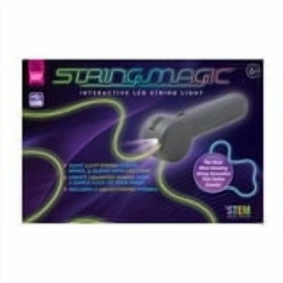 String Magic Interactive LED String Light Toy, Gray- Convenient USB Charging