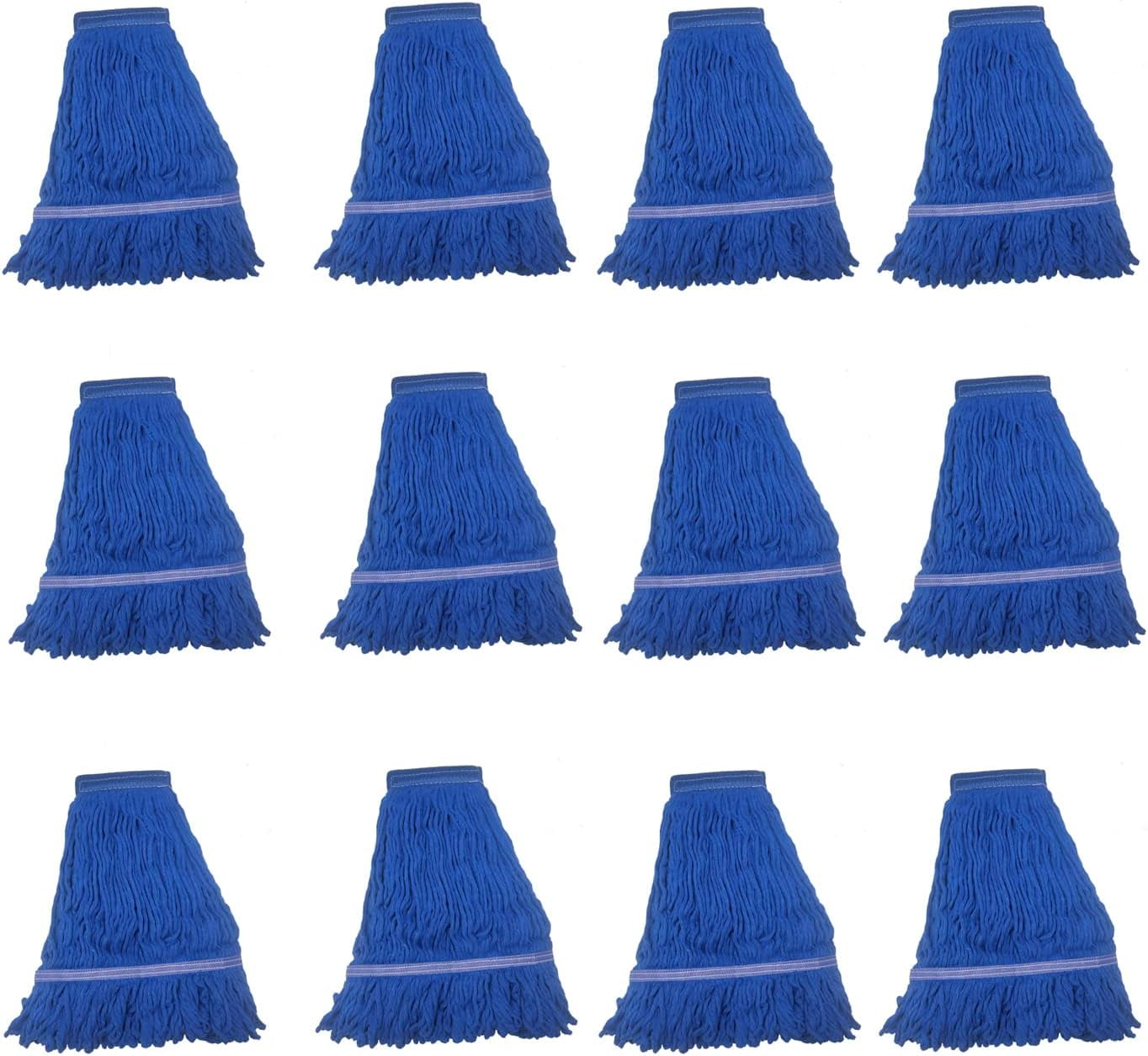 String Mop Head 12 Pack Heavy Duty Mop Heads Replacements Commercial Industrial Mop Heads Wet