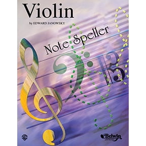 Pre-Owned Violin Note Speller (Paperback) 0769231268 9780769231266