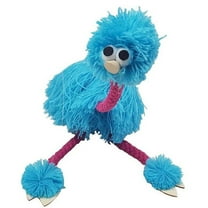 String Puppet Ostrich - Interactive Nodding Bird Toy for Kids, Creative Folk Art Hand Puppet with Moving Head, Wool Marionette for Storytelling & Playtime, 5 Colors (300g)