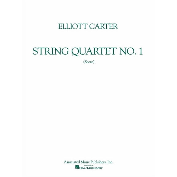 String Quartet No. 1 (1951) : Miniature Full Score (Other)