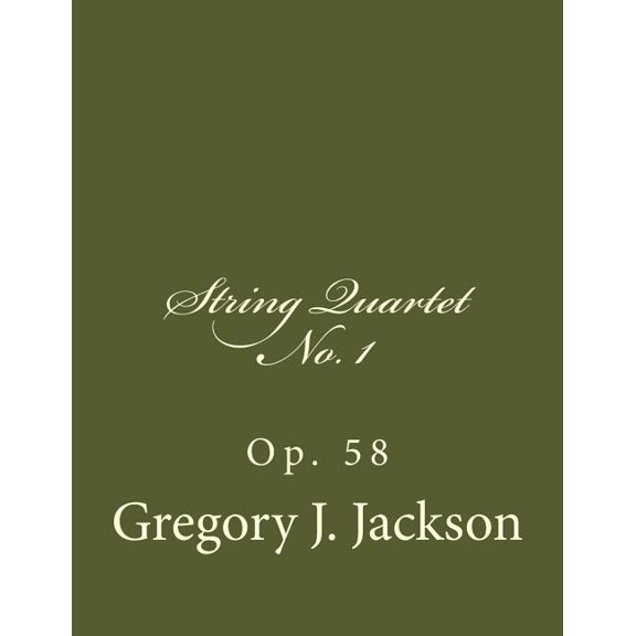 String Quartet No. 1, Op. 58