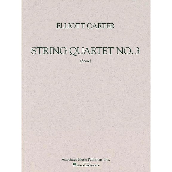 String Quartet No. 3 (1971): Study Score, (Paperback)