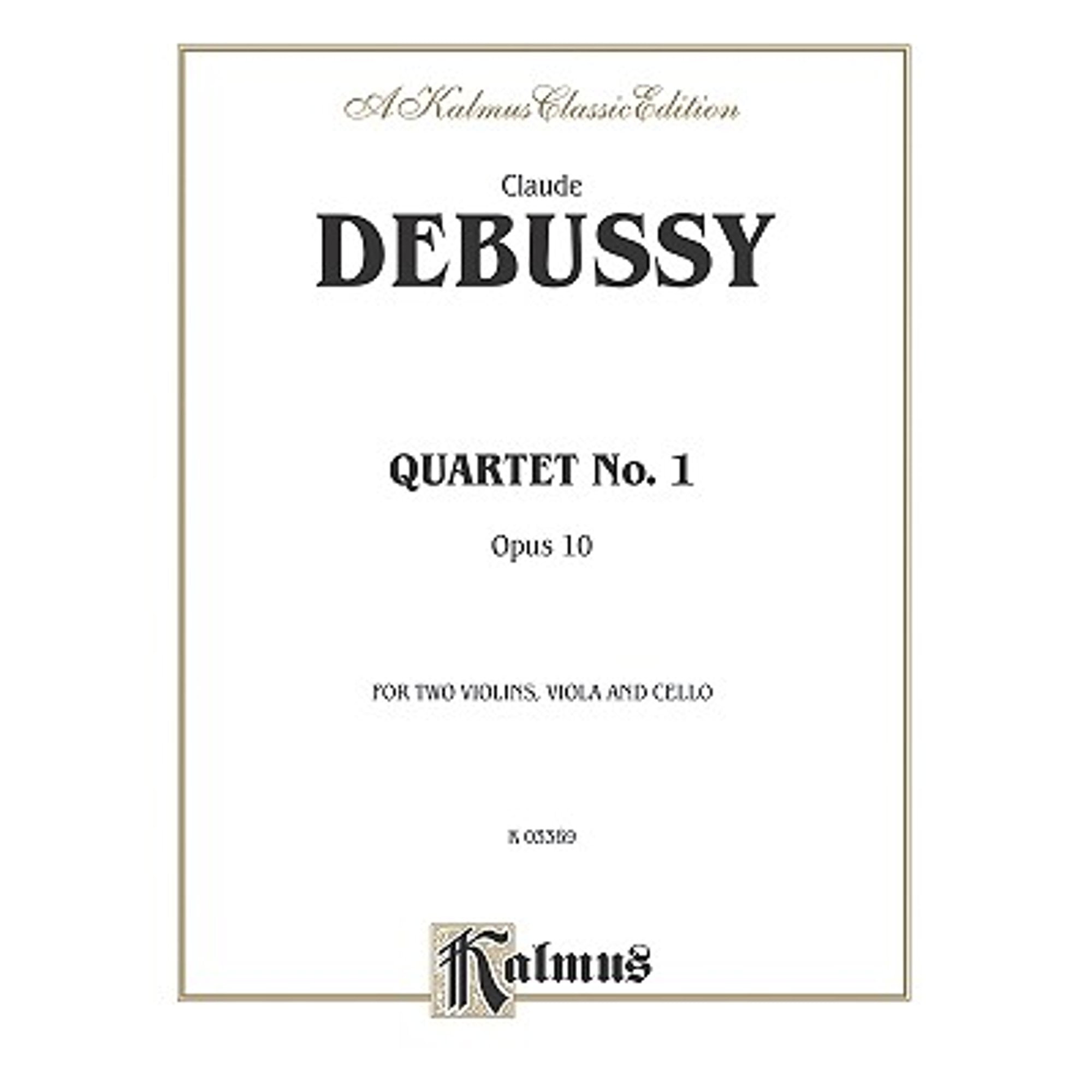 Pre-Owned String Quartet, Op. 10: For Two Violins, Viola and Cello (Paperback) by Claude Debussy