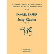String Quartet, Op. 11: Study Score No. 28, (Paperback)