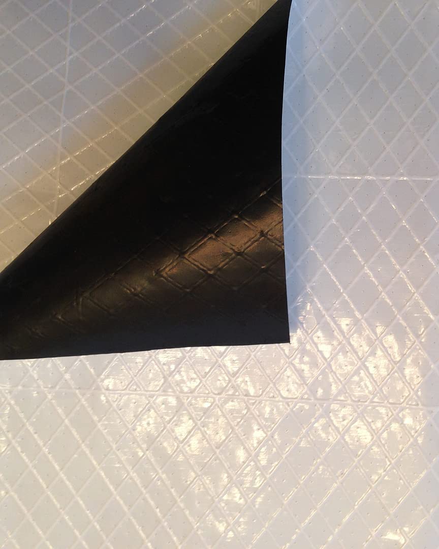 String Reinforced Silage Cover Black/White 6 Mil (25' x 10') Heavy Duty