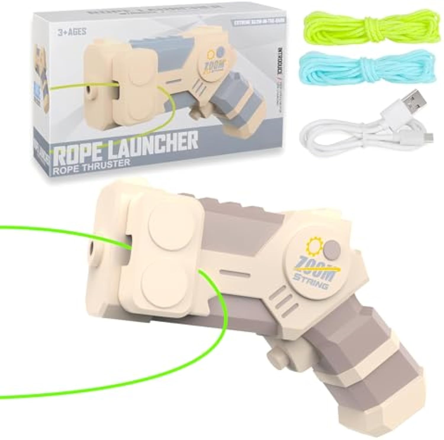 String Rope Launcher Lasso Fidget Toy, Glow Lasso Rope Shooter in the ...