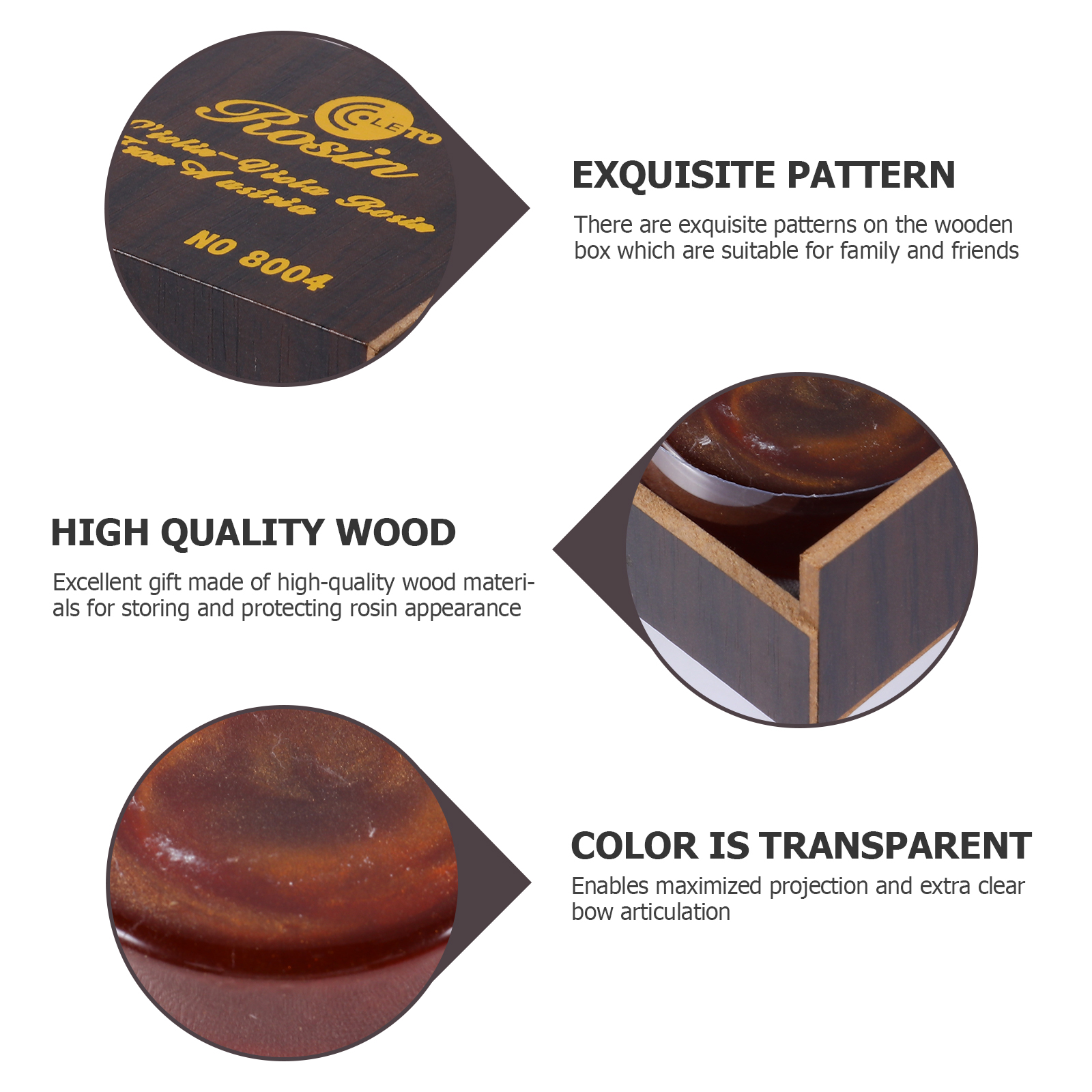 String Rosin for Violin Low Dust String Rosin Professional Violin Rosin