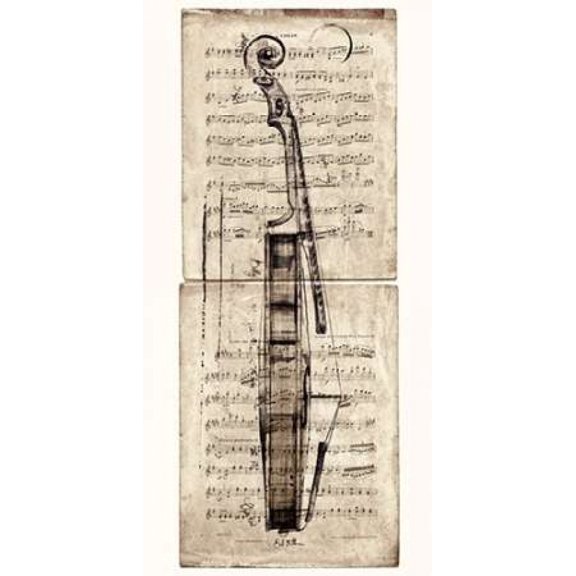 String Section Canvas Art - Symposium Design (10 x 20)