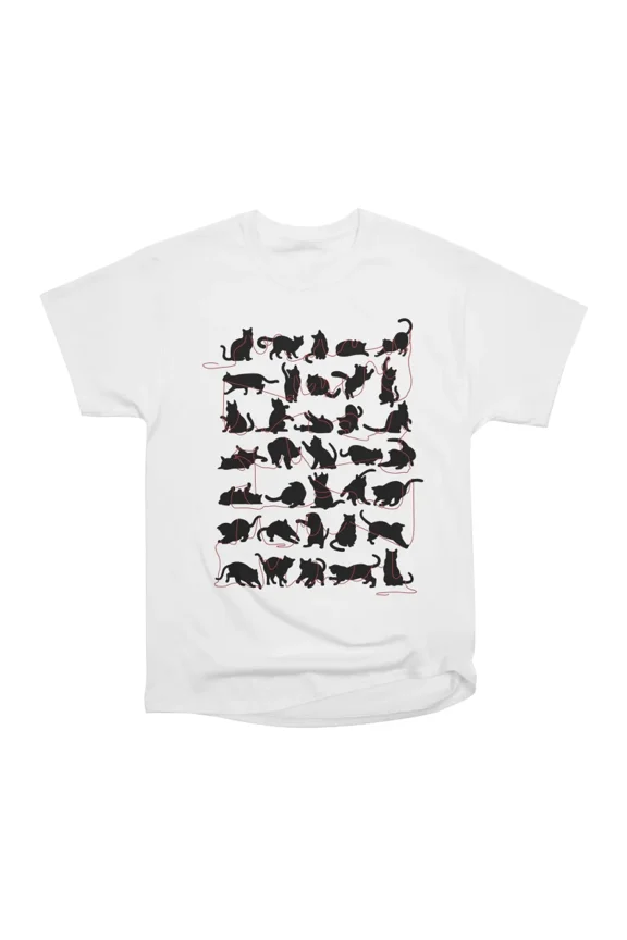 String Theory Black and White T-Shirt Tee Gift For Him Merch For Her Apparel For Friend