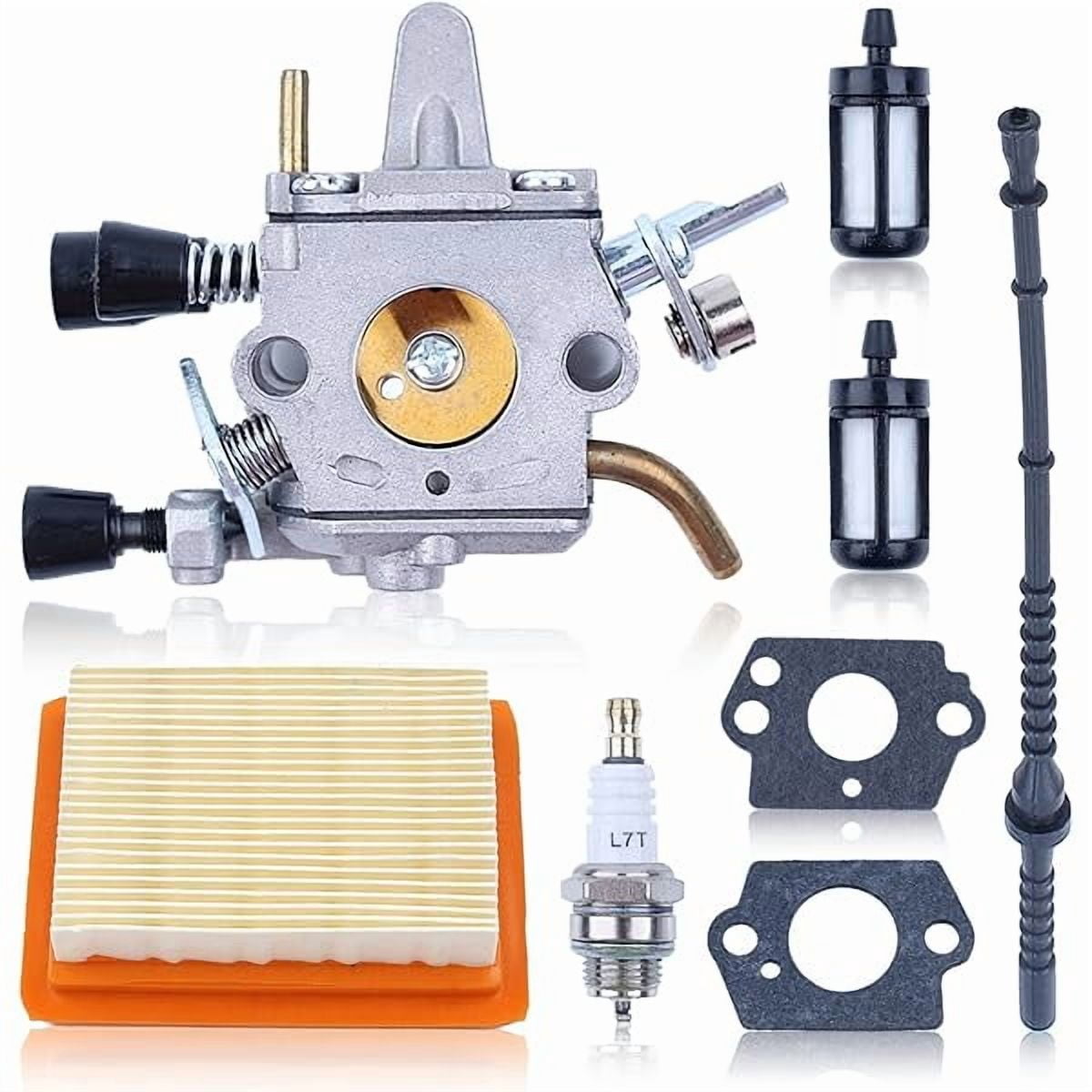 Trimming Fs String Trimmer Carburetor with Gasket Fuel Hose and Spark Plug Kit ...