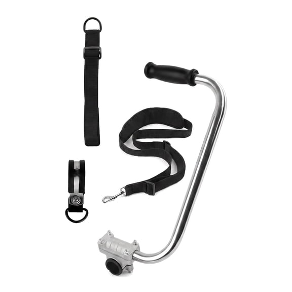 String Trimmer Handle, Ergonomic Trimmer Grip Weed Eater Strap with Shoulder Strap Harness