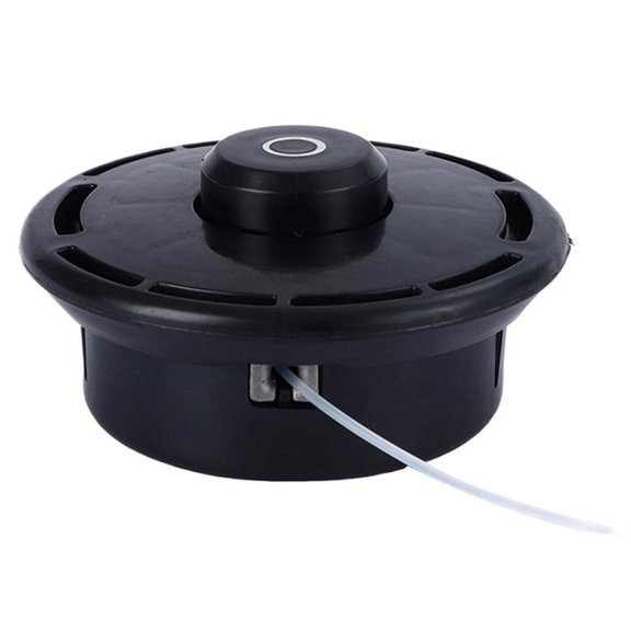 String Trimmer Head Replacement, Easy Load Universal Brush Cutter Head with Bump Feed, Automatic Feed Trimmer Attachment for Gas & Electric Weed Eater, Black (1pc)