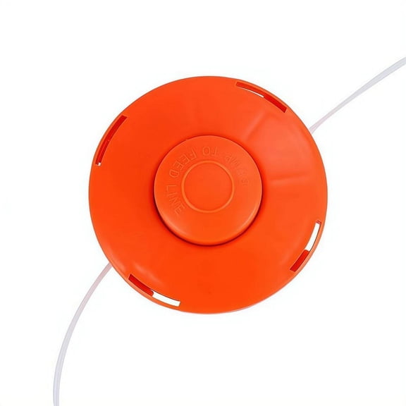 String Trimmer Head Replacement, Universal fit Trimmer Head, Trimmer Head Bump Feed Weed Eater for Brush Cutter Grass Trimmer for Garden - Orange
