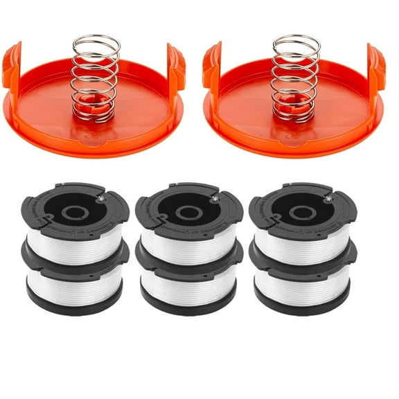 String Trimmer Line for Black and Decker, AF-100-3ZP String Trimmer Replacement Spool, 30ft 0.065" Trimmer Line Replacement Spool for Black and Decker Weed Eater String (6 + 2 + 2)