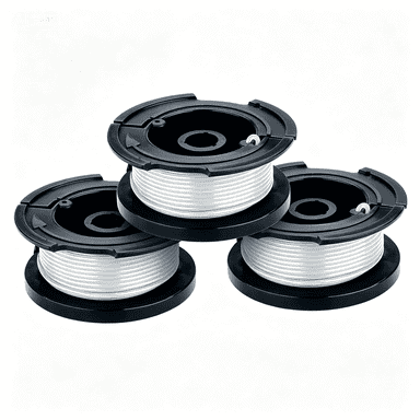 String Trimmer Replacement Spool 0.065 inch Compatible with Black+Decker AF1003ZP GH400 GH900 LST136 NST2118 BESTA512 ST8600 3 Pack
