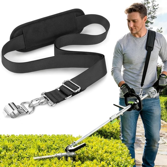 String Trimmer Shoulder Strap - Adjustable Design for Leaf Blower, String Trimmer & Multi-Head System