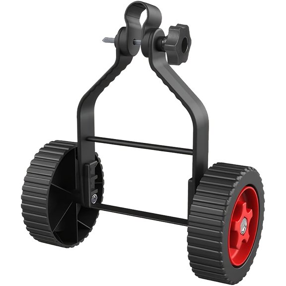 String Trimmer Wheel Attachment Non-slip Detachable Lawn Mower Support Wheels Labor-saving Replacement Lawn Mower Accessories, Lawn Mower Parts