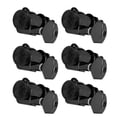 thumbnail image 1 of String Tuning Key, String Sealed Practical Black Guitar Locking Tuners For Electric Or Acoustic Guitars 6Pcs Left Tuners, 1 of 8