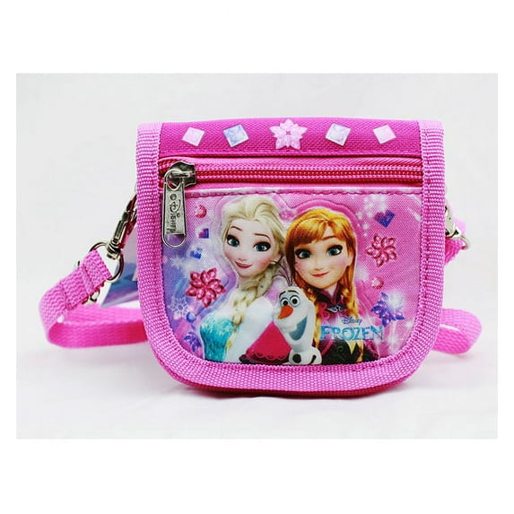 String Wallet - Disney - Frozen - Elsa Olaf & Anna Pink New A08152PK