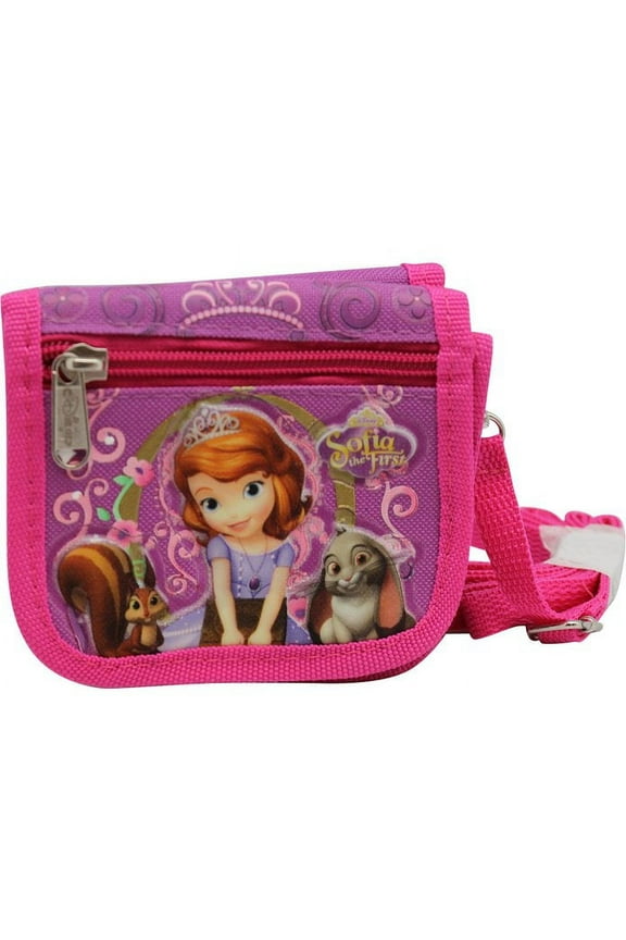 String Wallet - Disney - Sofia the First - Purse Girls Bag New a032777