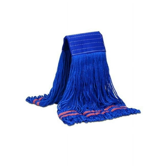 String, Wide HB Looped-End, Launderable Blue & White Medium